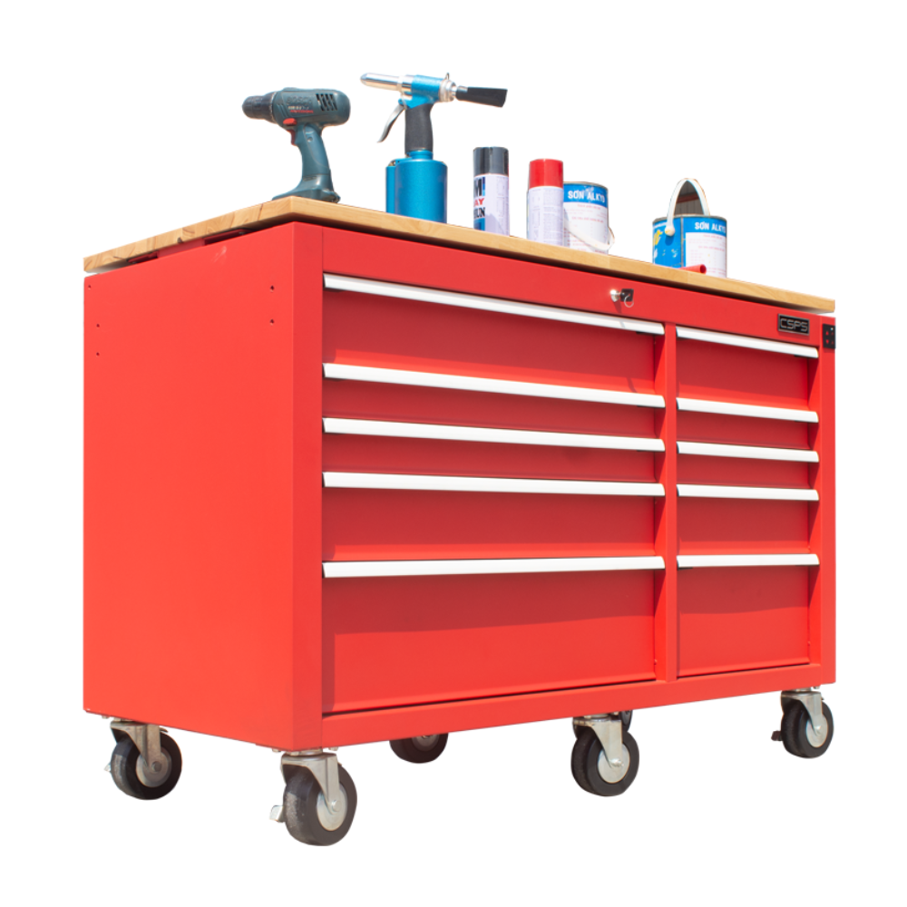 Tool Cabinet For Mechanic Garage Heavy Duty Workshop Workbench Rolling Tool Set Tool Cart High Quality Storehouse