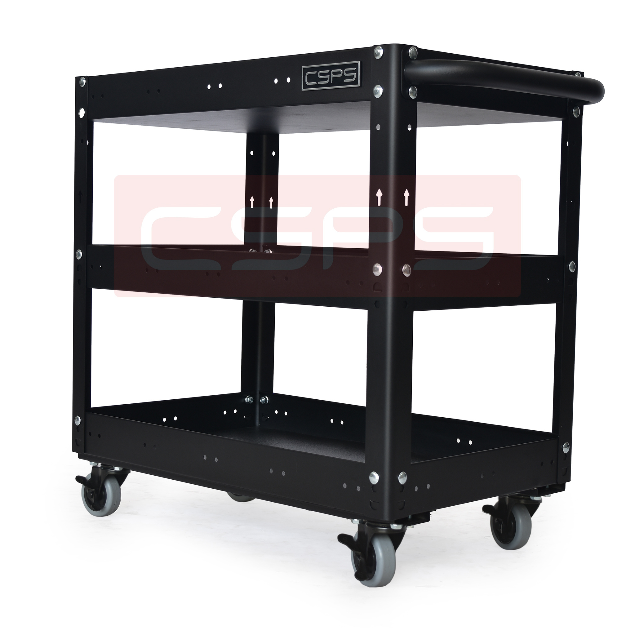 Tool Cart 3 Tiers Stainless MS VNUQ071XDBB2  Steel Tool Cabinet Polyester Protector Custom Standard Vietnamese Manufacturer