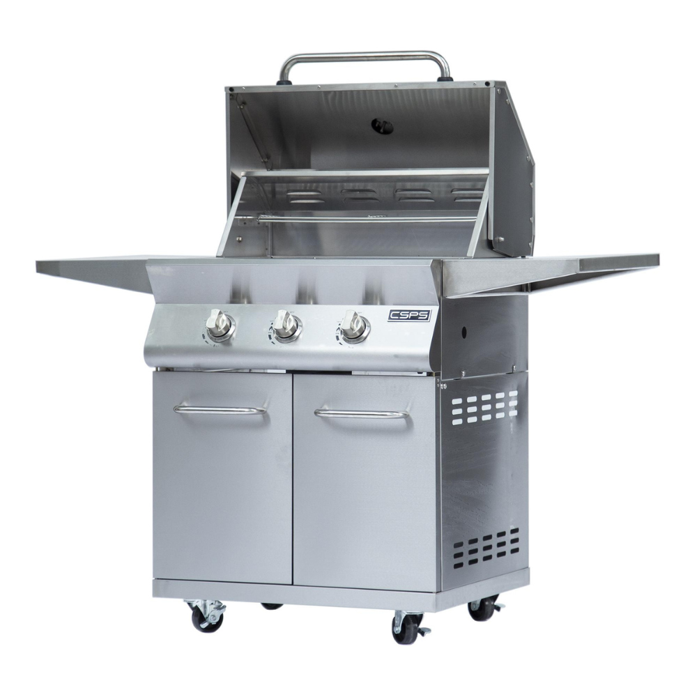 Csps Luxury Bbq Grill 147Cm 03 Burners High Quality Inox 437 Easily Assembled Not Coated Ista Standard Vietnam Manufacturer