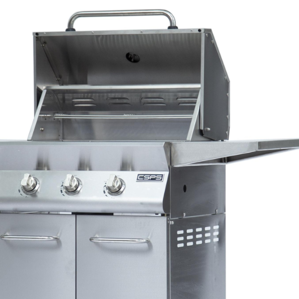 Csps Luxury Bbq Grill 147Cm 03 Burners High Quality Inox 437 Easily Assembled Not Coated Ista Standard Vietnam Manufacturer