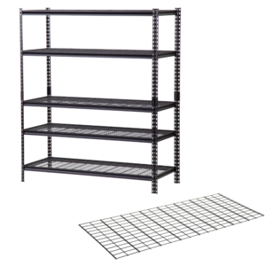 Rack Shelves 5 Tier 91 cm Shelf Boltless Shelving Storage For Mechanic Garage Racks Shelving Units Warehouse Steel Storage