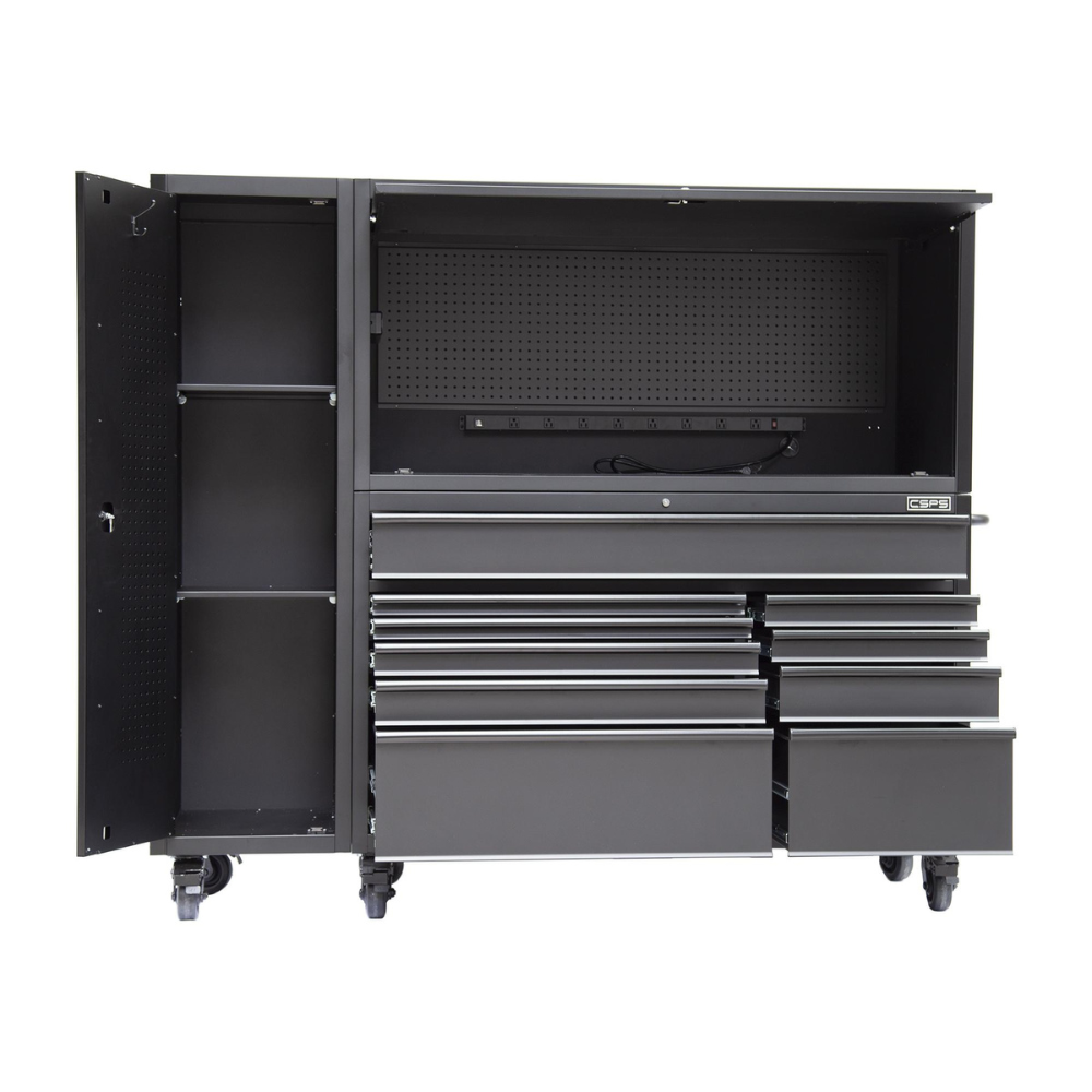 Workbench Tool Cabinet Garage Storage Heavy Duty Cabinet Tool Setbox Storage For Mechanic High Quality Big Master Industry