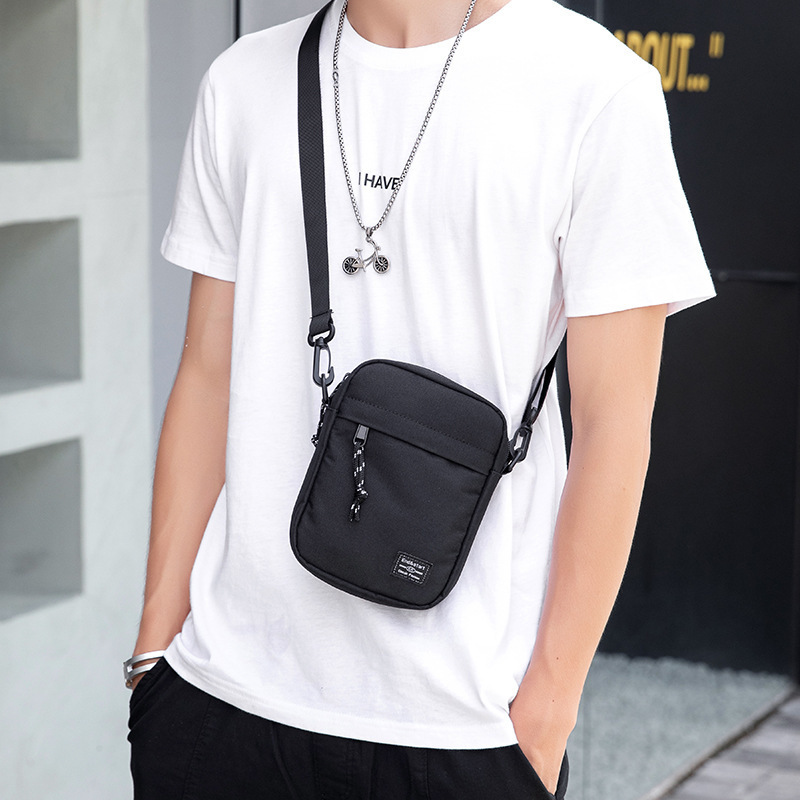 Unisex Custom Logo Blank Men Shoulder Crossbody Messenger Chest Bag Good Quality