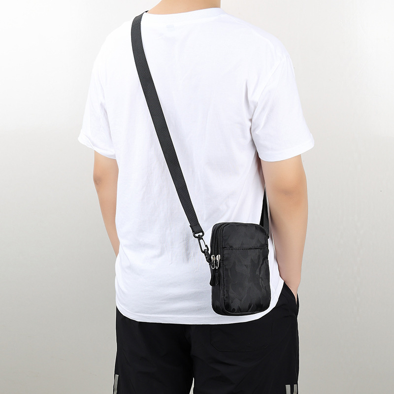 Custom Waterproof Cell Phone Mini Shoulder Cross Body Small Messenger Men Promotional OEM Low Price Chest Bag Sling