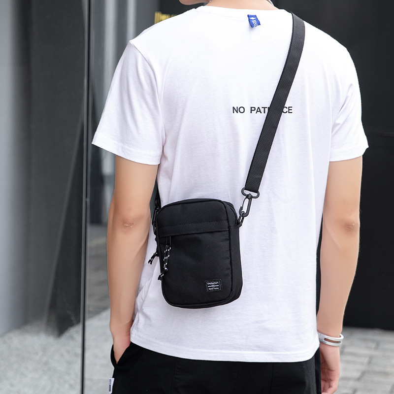 Unisex Custom Logo Blank Men Shoulder Crossbody Messenger Chest Bag Good Quality