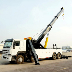 High performance HOWO wrecker tow truck multi purpose 50 ton wrecker truck