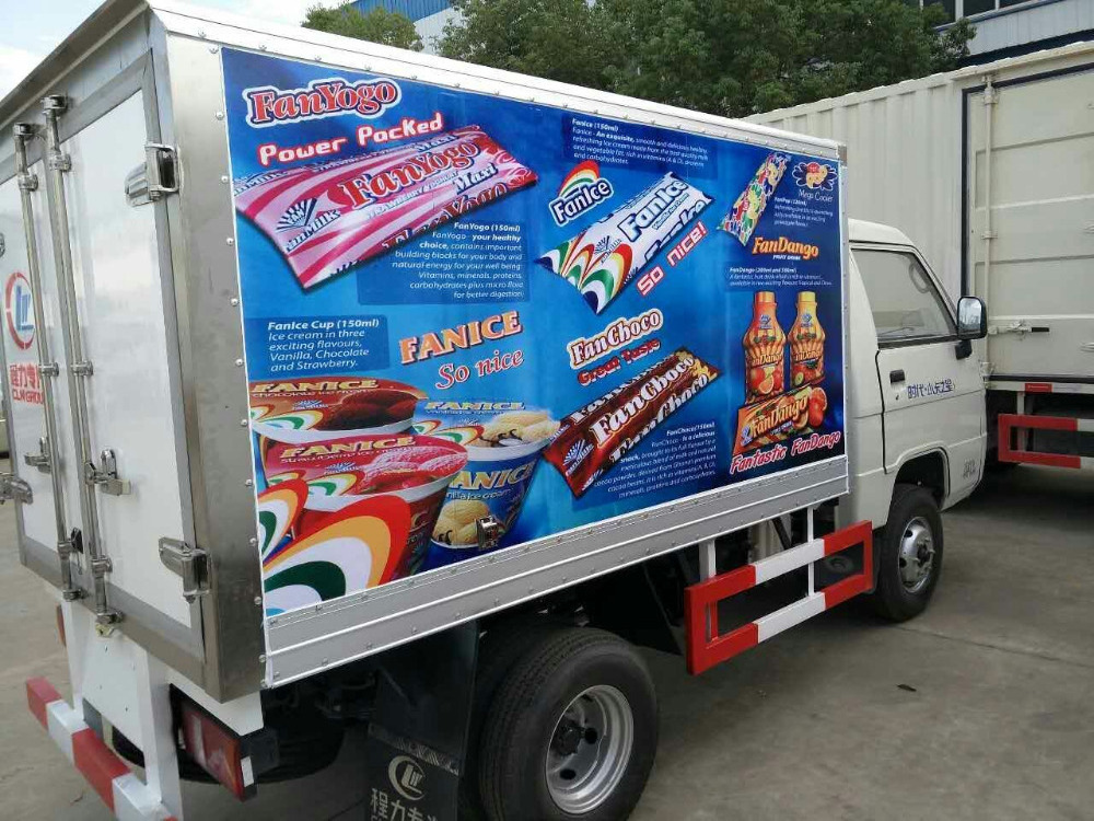 ice cream delivery truck, fresh vegerable transport truck manufacturer, Refrigerated Truck 1.5tons price