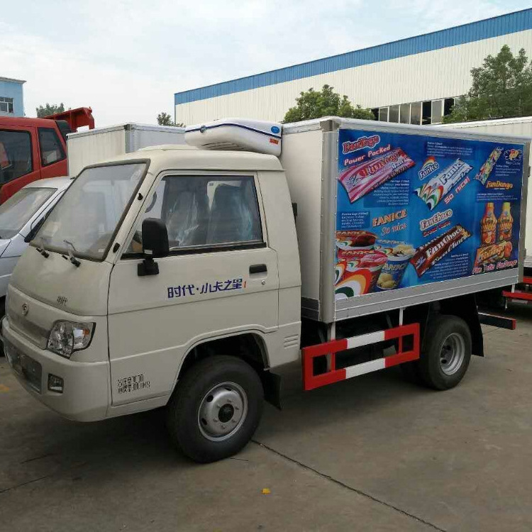 ice cream delivery truck, fresh vegerable transport truck manufacturer, Refrigerated Truck 1.5tons price