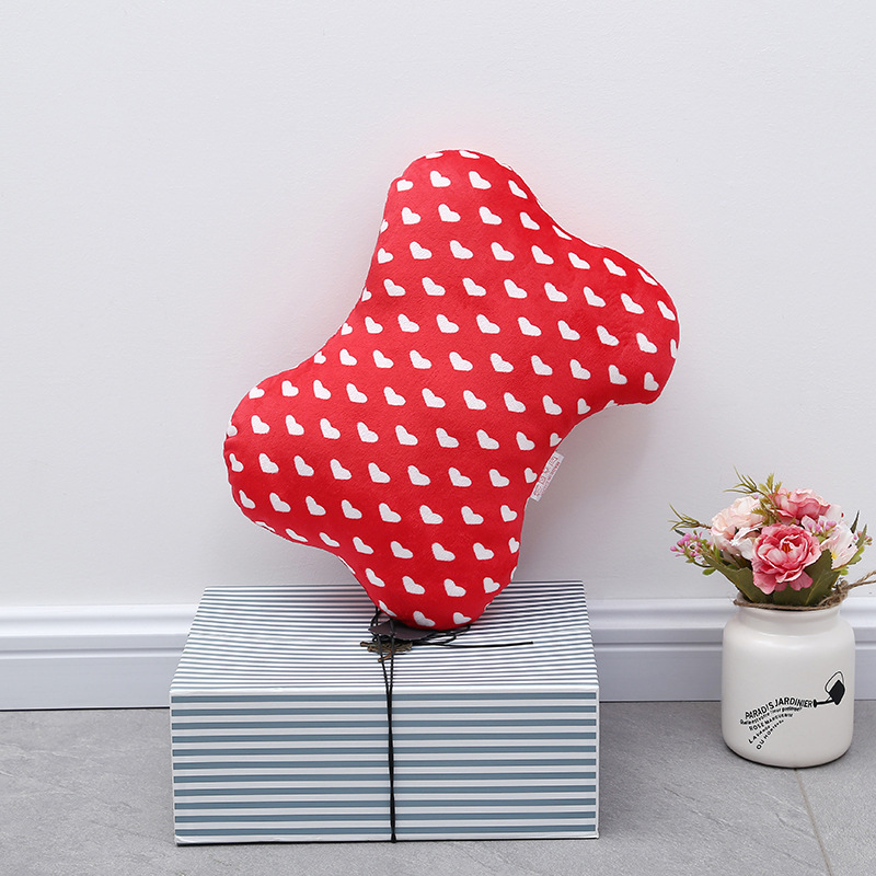 High Quality Soft Solid Color Dot Printed Opposite Sex Pillow For Children