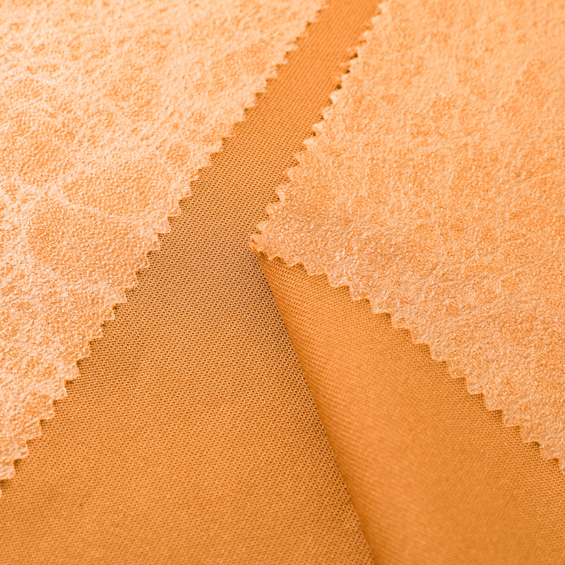 100% polyester synthetic micro suede leather fabric leather fabric for cloth