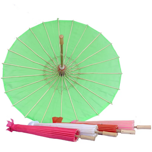 Paper Parasol Wedding Umbrella 60/80cm Chinese Paper Umbrellas Rustic White Umbrella Photography Props for Baby Shower Party