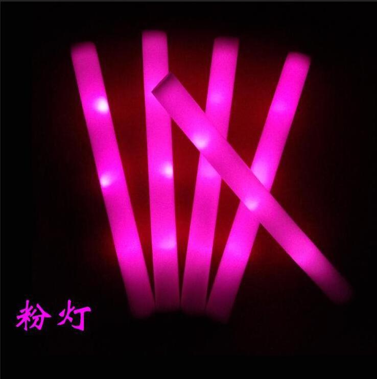 Multi Color Promotional LED Foam Light Stick Glow Glow Stick Lollipop stick with custom logo printing for even