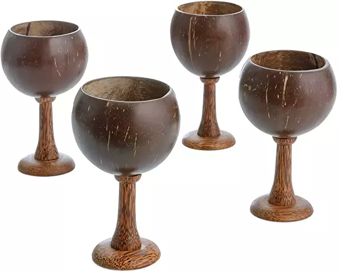 Decorations Tableware Coconut Shell Wine Cup Coconut Bowl Cup