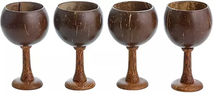 Decorations Tableware Coconut Shell Wine Cup Coconut Bowl Cup