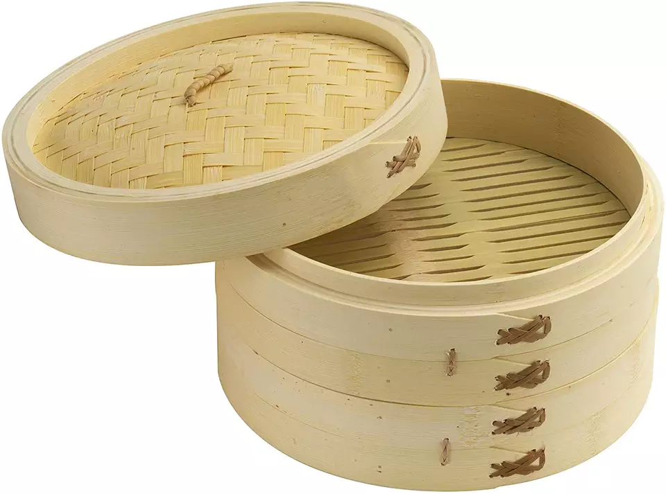 2022 New style mini bamboo steamer favor wooden handmade bamboo steamers