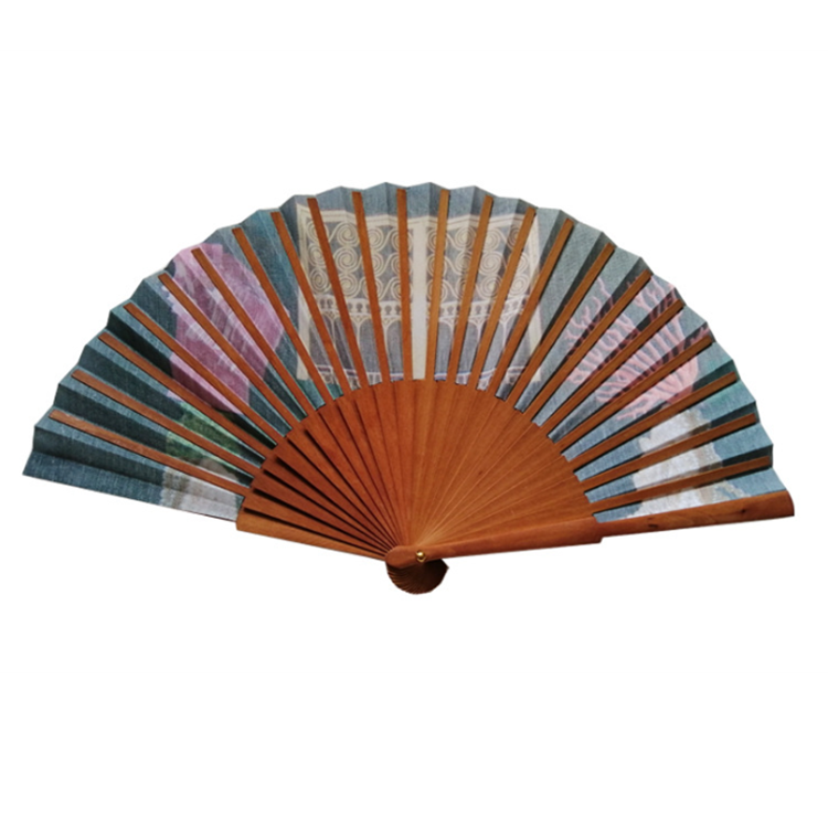 Handmade Unique Personalized Wedding Hand Fan Wood Stick for Party Gifts