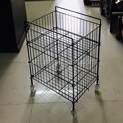 With wheels Small Wire Rack Size can be Customized Wire Display Rack