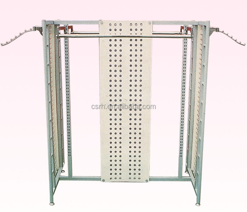 RH-GR-SS5 1200*600*1350mm  garments display stand  Single Side Cloth Display Rack