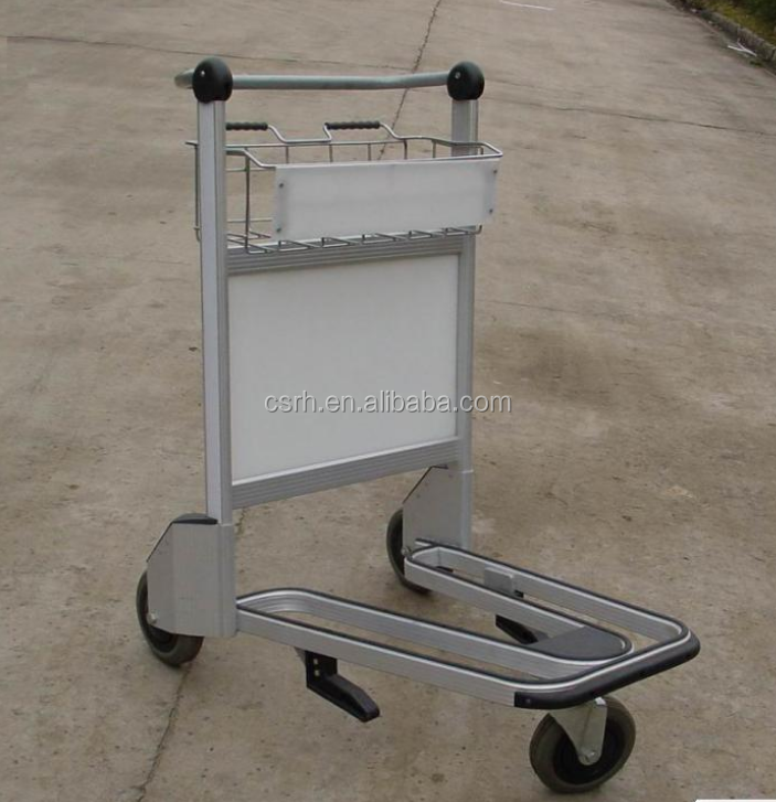 Aluminum Airport Baggage Cart RH-J02-2 Airport Trolleys and Carts