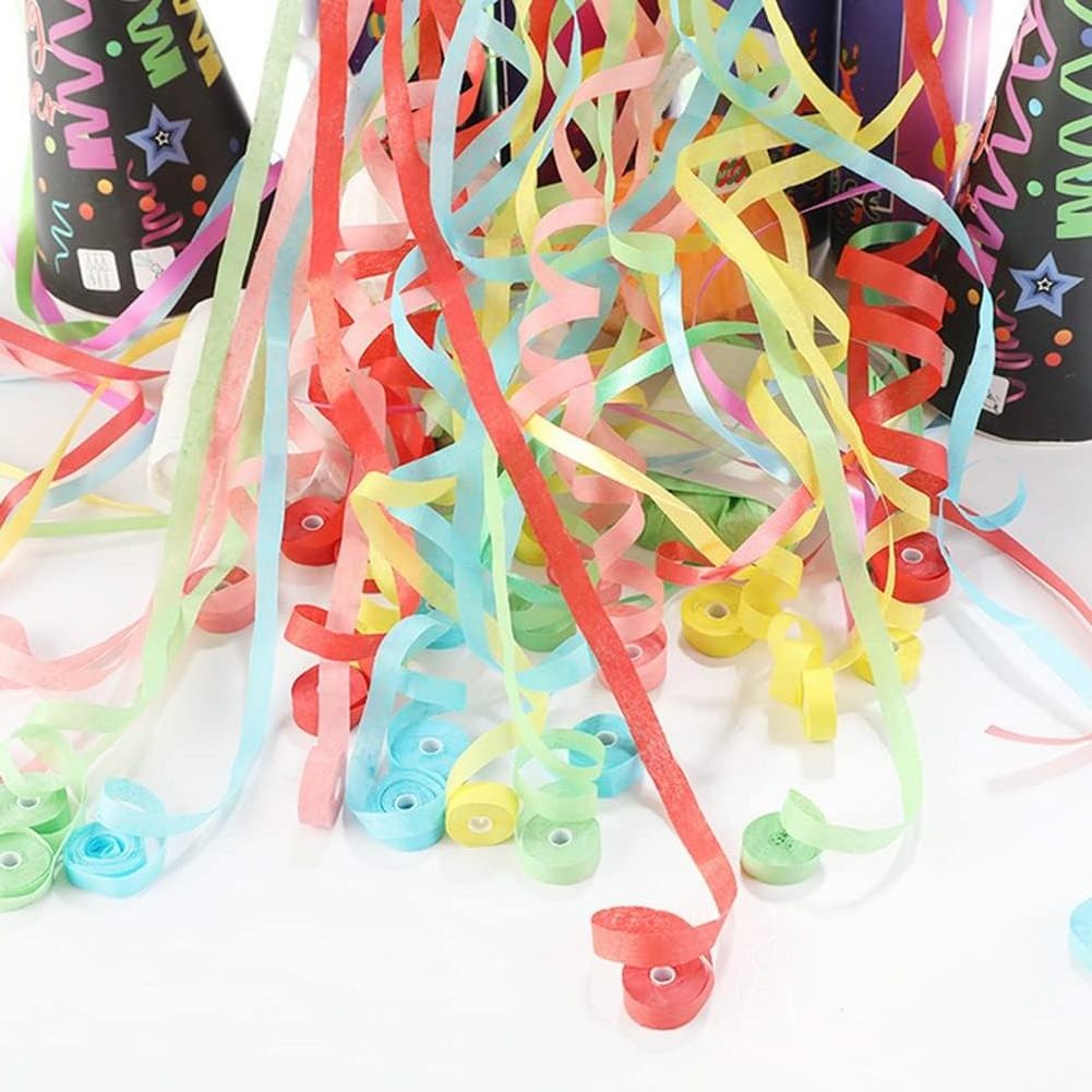 Streamers Popper Throw Wrapper Streamer Confetti Party Poppers for Birthdays Weddings