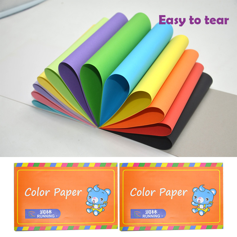 210*297 color paper/cheap color a4 paper pad manufacturer