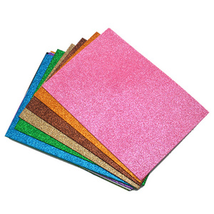 Color Shiny Glitter Decorations Acrylic Sheet EVA Sheet