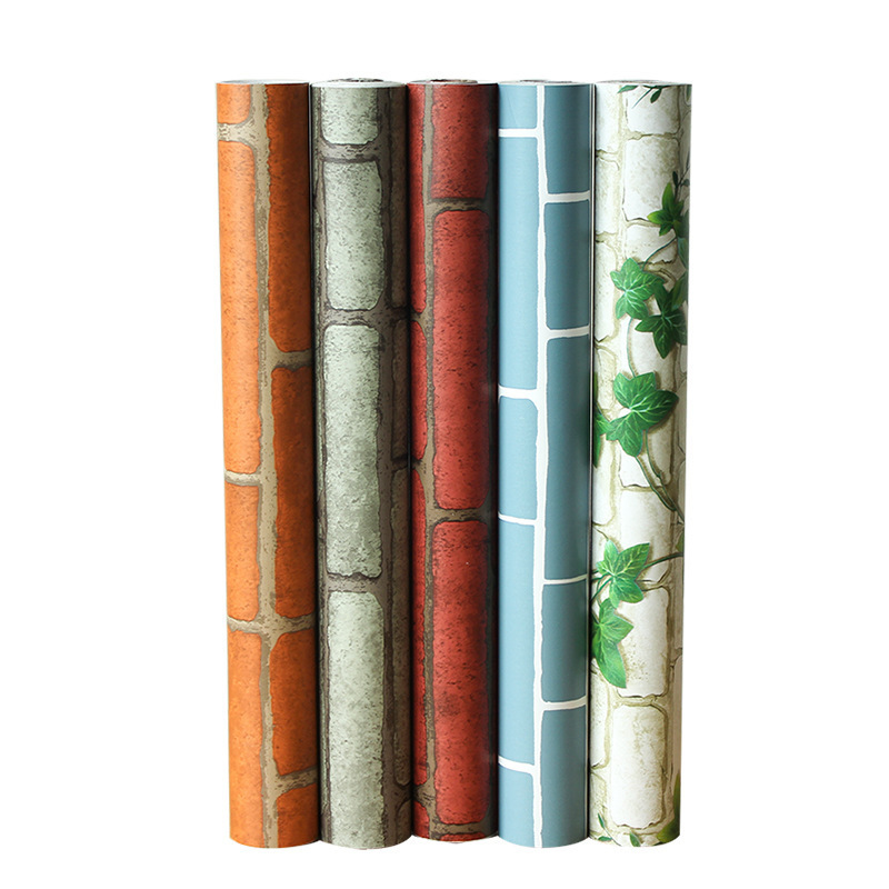 Brick Wallpaper Peel and Stick Self Adhesive Kitchen Faux Brick Wallpaper Christmas Fireplace Decorative Backsplash Bedroom