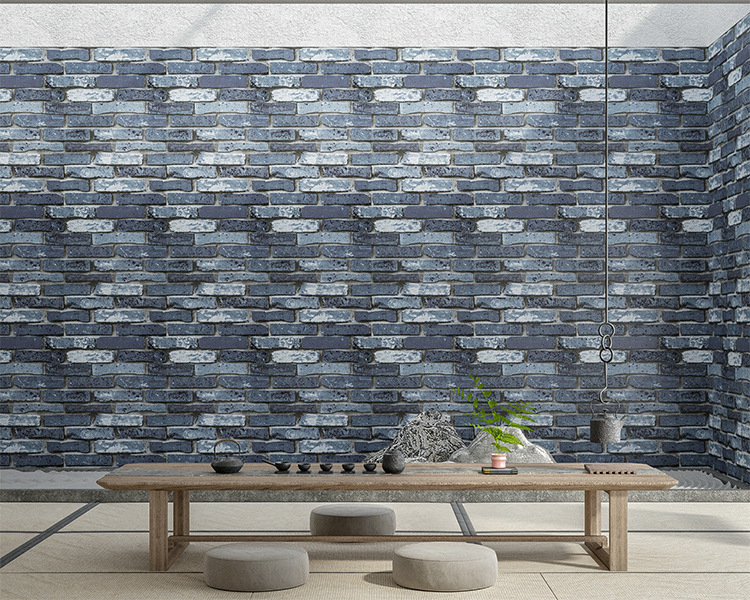 Hot selling brick design PVC self-adhesive wallpaper for living room hotel bedroom bar restaurant