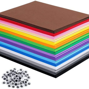 80 PCS EVA Foam Handicraft Sheets Craft Foam Sheets Assorted Colorful for Craft Projects Kids DIY Projects Classroom Parties