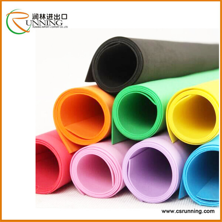 High quality custom 1mm 3mm 5mm poli polypropylene EVA foam eva roll sheet