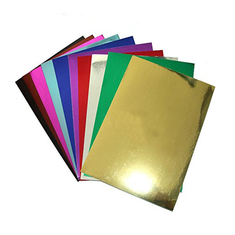 250GSM A4 size paper sheet Mirror Metallic Cardstock