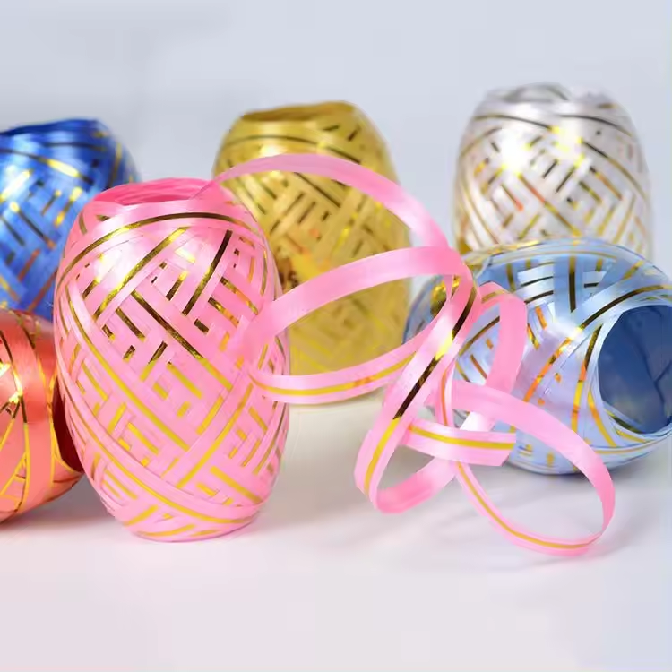 10 Meters Gift Packaging Metallic Balloon Ribbon Curling Ribbon Halloween/easter ribbon