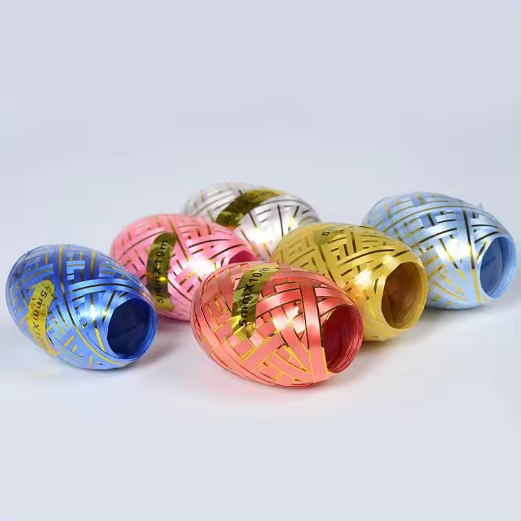 10 Meters Gift Packaging Metallic Balloon Ribbon Curling Ribbon Halloween/easter ribbon