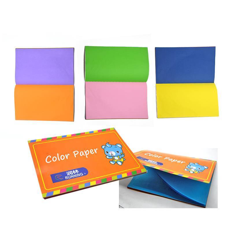 210*297 color paper/cheap color a4 paper pad manufacturer