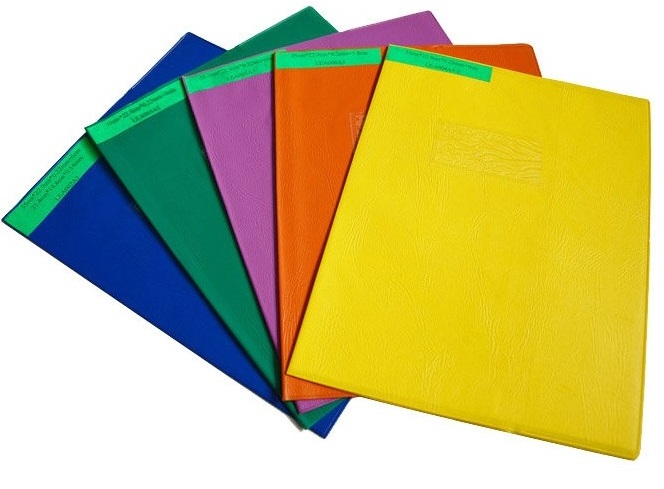 A4 0.18mm Free Samples PVC binding book cover For School