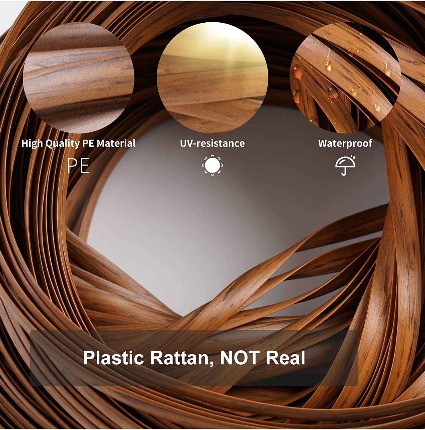 Wholesale Wicker Repair Material, Plastic Rattan Weaving Material for Rattan Furniture and Chair Basket