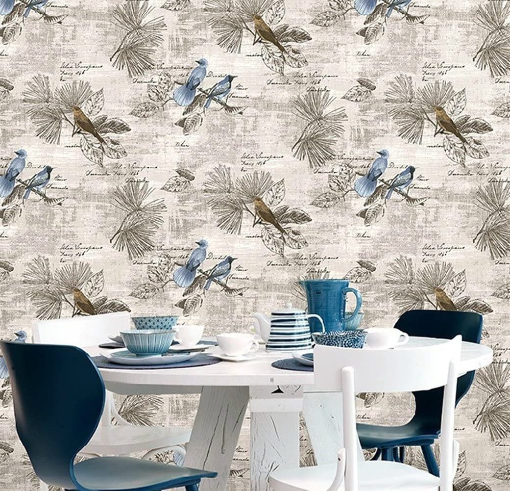 Flower printing home decoration 3d pvc self adhesive vinyl Wallpaper