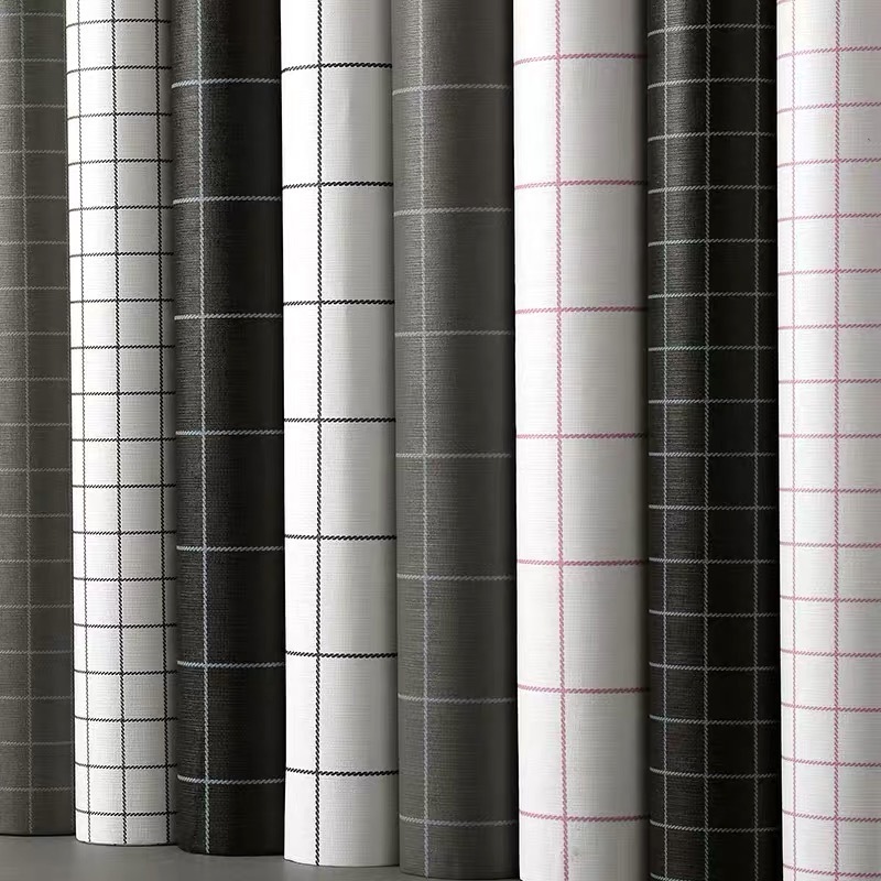 PVC Waterproof black peel and stick lattice wall paper rolls live black self-adhesive wallpaper