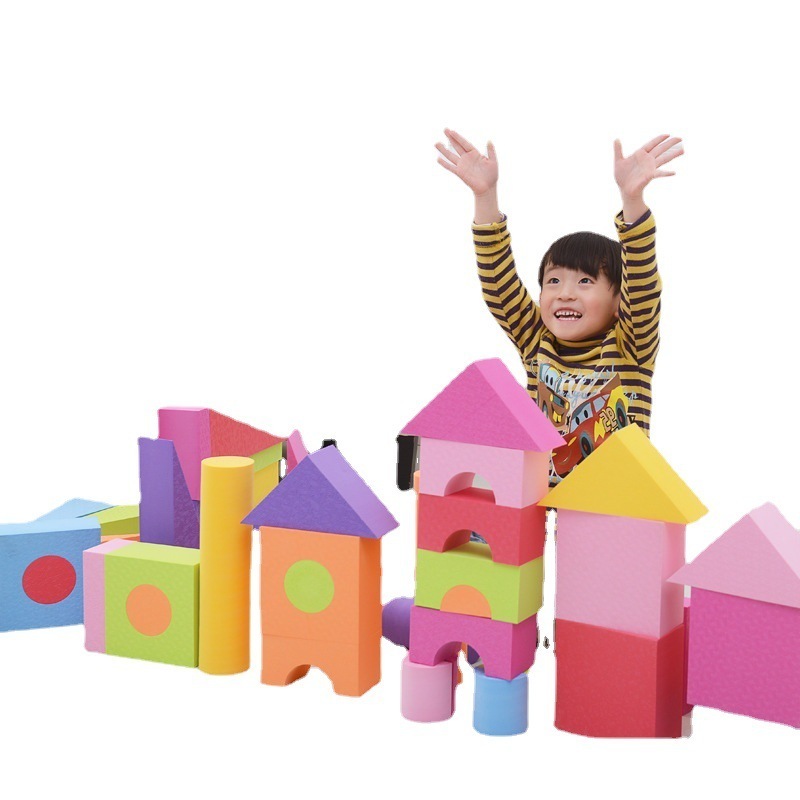 2022 New Arrival Soft Construction Brick Creative Magnetic Foam EVA building Block