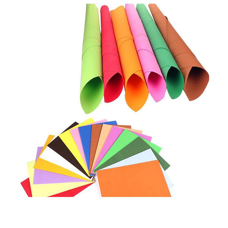 Customized EVA sheet,multicolor EVA foam flower,bulk normal art craft foamy