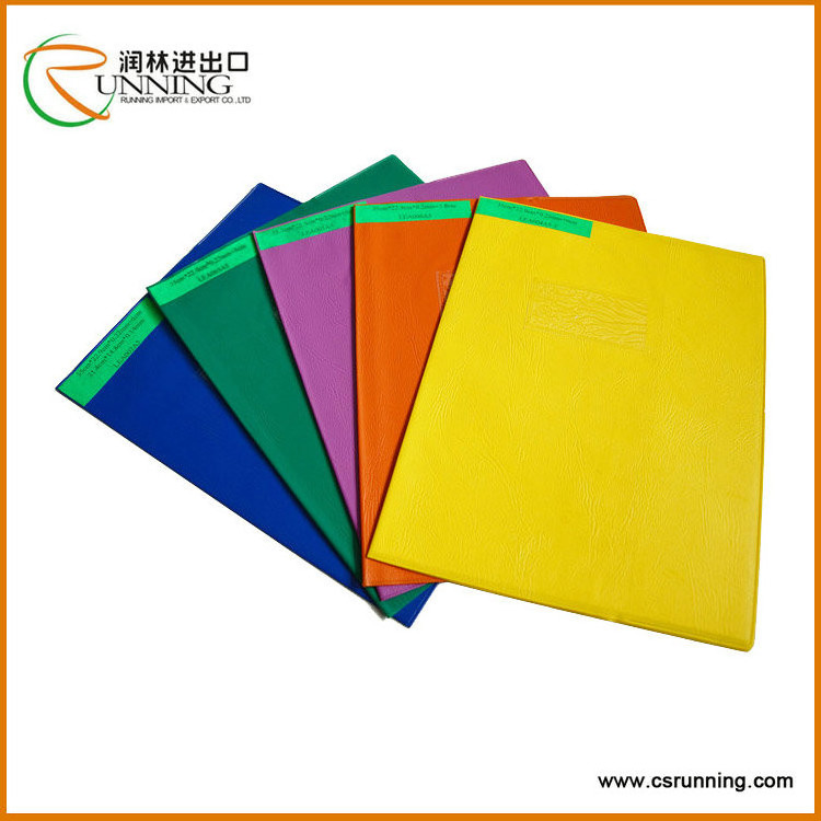 A4 0.18mm Free Samples PVC binding book cover For School