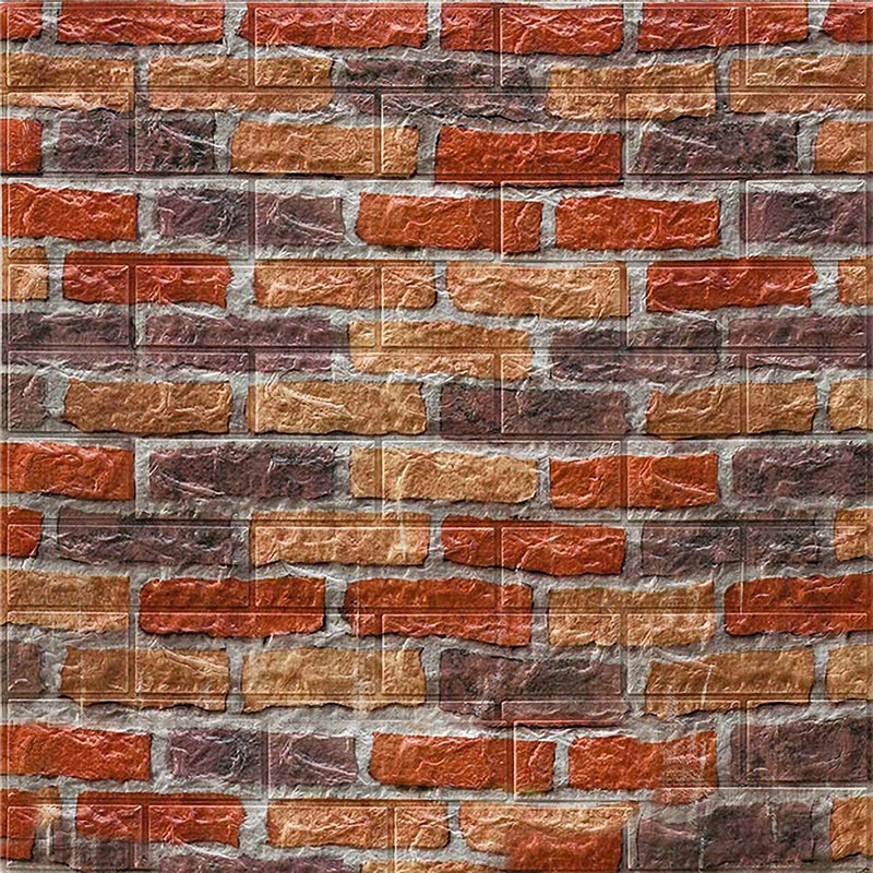 Brick Wallpaper Red Brick Peel and Stick Wallpaper Self-Adhesive Wallpaper Brick wall panel