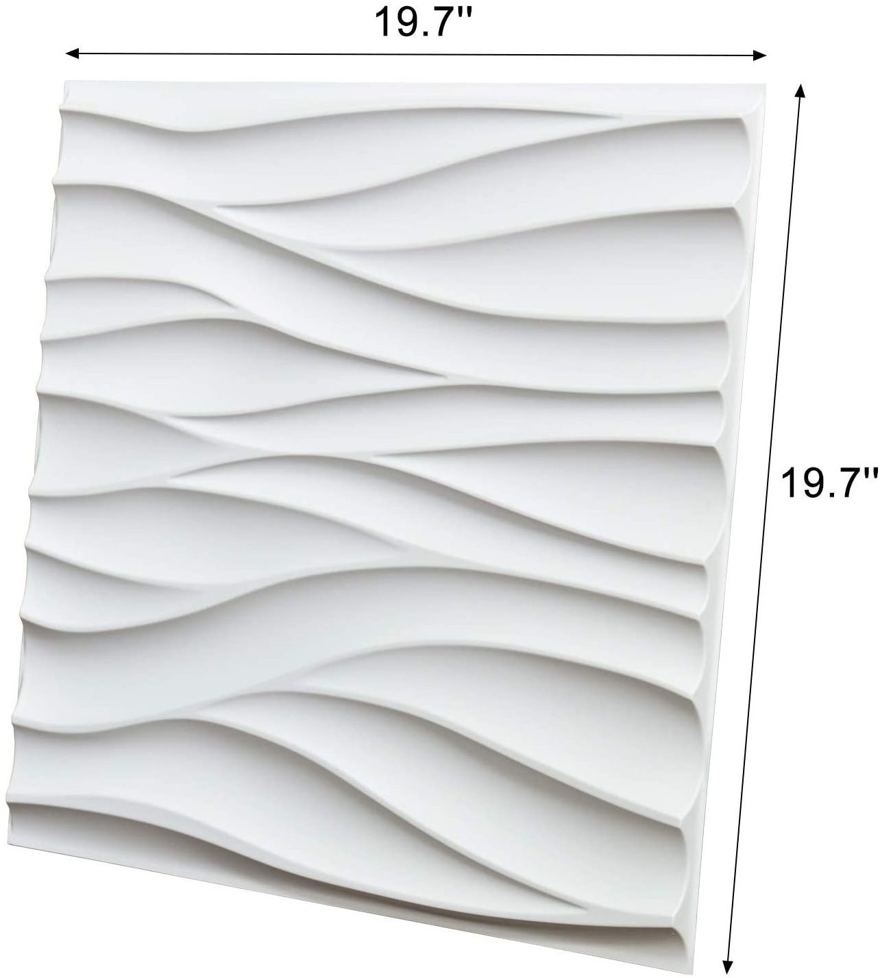 Wave design PVC wall plank 3D PVC wall panels for interior wall decoration