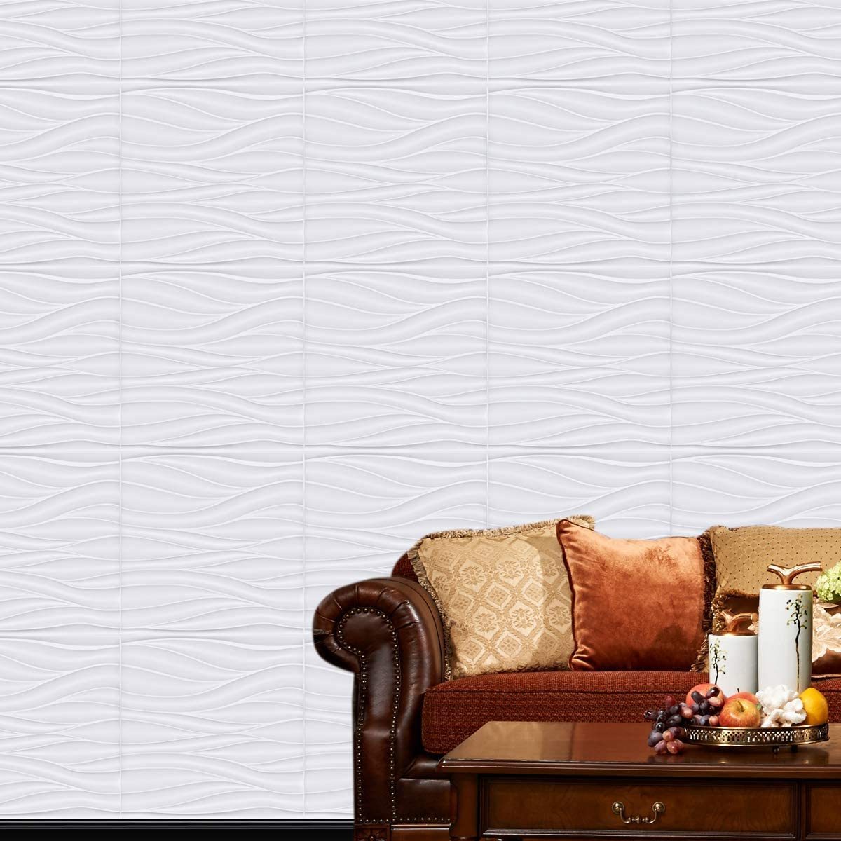 Wave design PVC wall plank 3D PVC wall panels for interior wall decoration