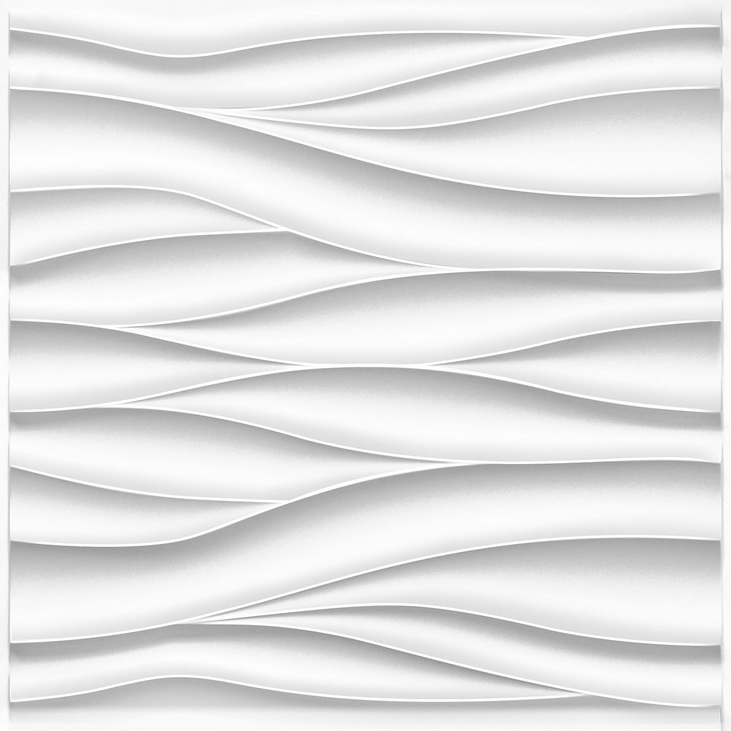 Wave Wall Panels for Interior Wall Decor, White 3D Wall Panels Accent Wall,  3D Wall Decor Covering Panels for Living Room