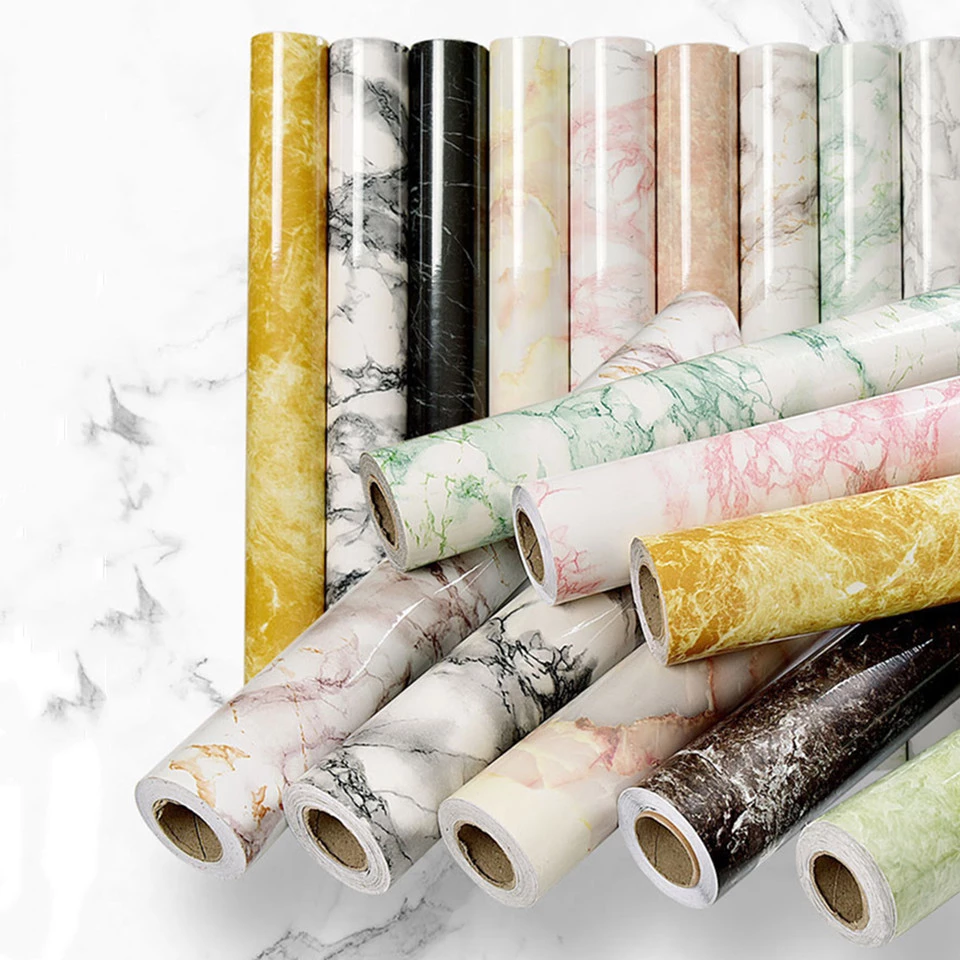 Custom Size Modern Self-Adhesive Wallpaper Room Wall Paper Rolls Home Decoration