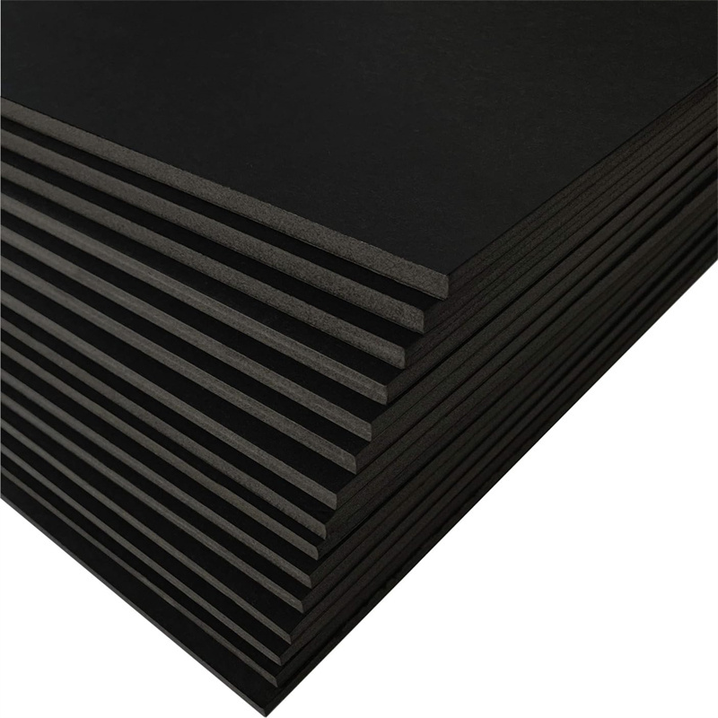 Black Foam Board 1/8 Inch Thick Black Core Mat Backing foam Board for Presentations, Signboards, Arts