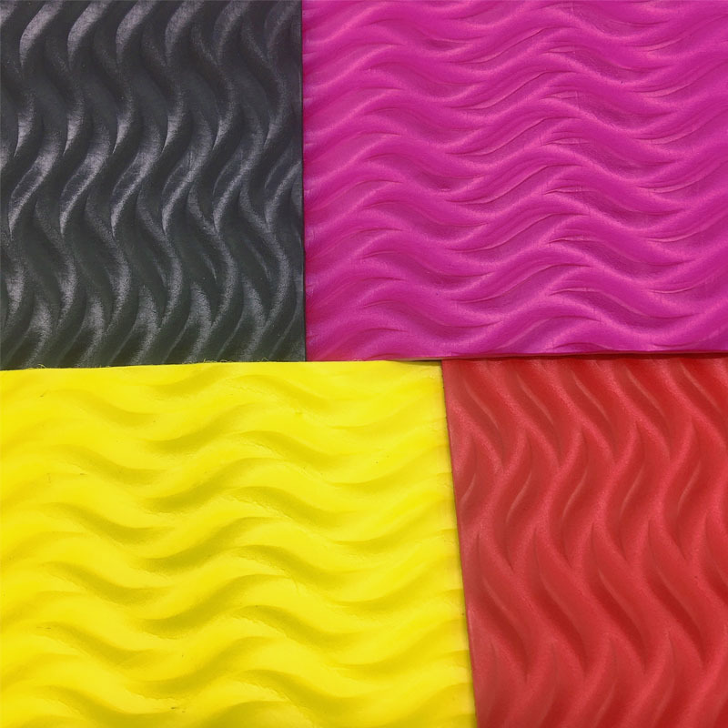 High quality custom size eco-friendly plastic sheet  colorful embossed eva foam