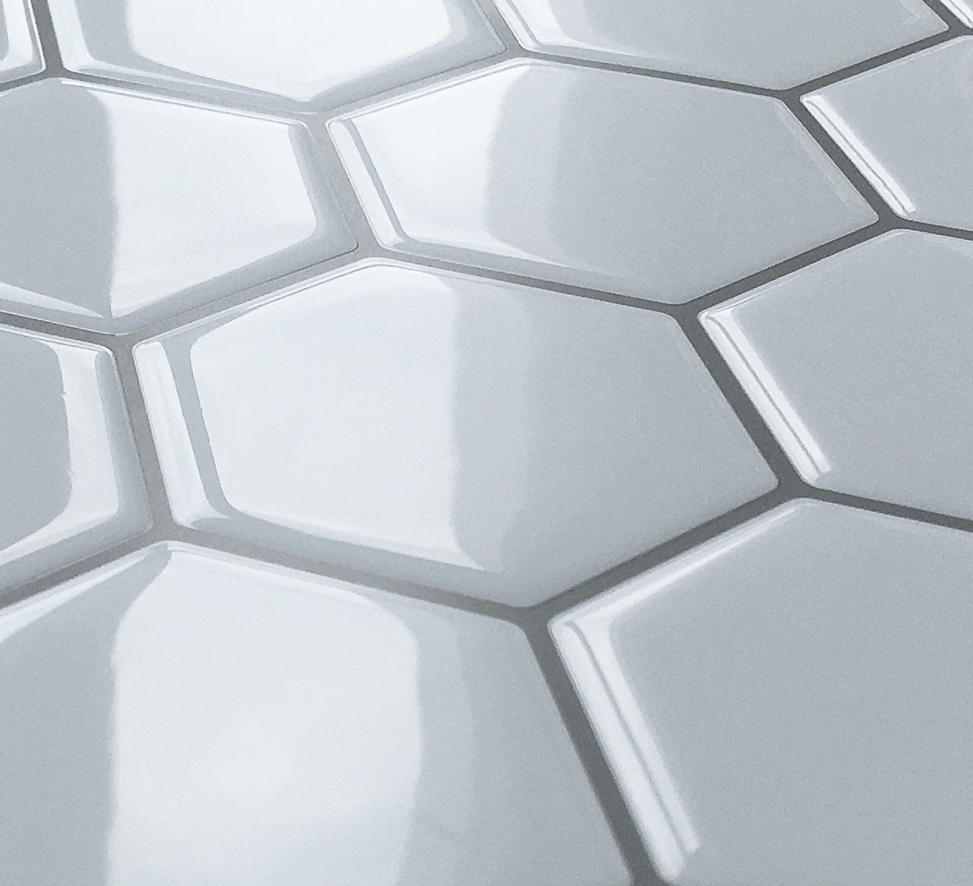 Hexagon waterproof peel and stick wall tile for kitchen bathroom backsplash