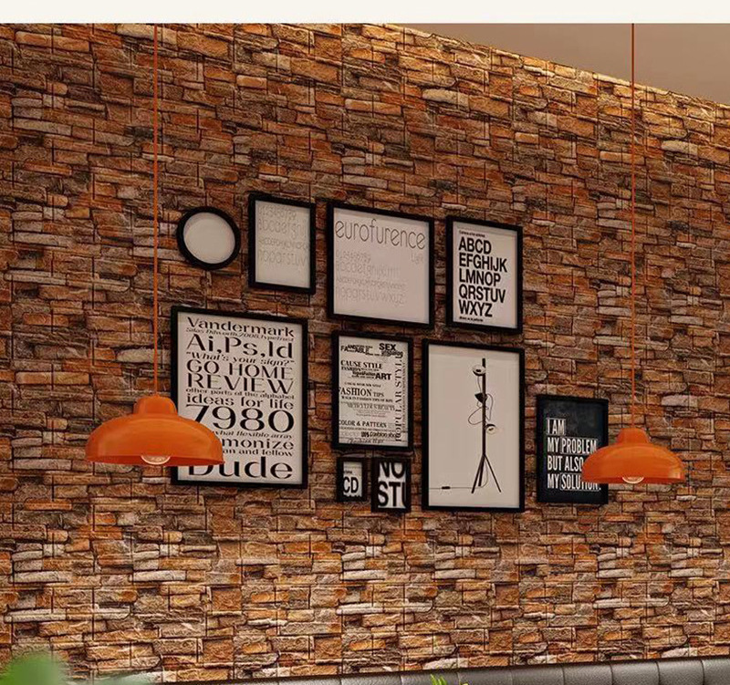 Thick Anti-Collision Self Adhesive 3D Wall Panels Peel and Stick Faux Brick Wall Panels Faux Stone Panels for Bedroom